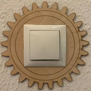 Steampunk Frankenstein schakelaar/stopcontact decoratie voor 1 schakelaar/stopcontact