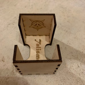 Porta-cartões Talisman 4th Ed, baralho de cartas, pilha de descarte