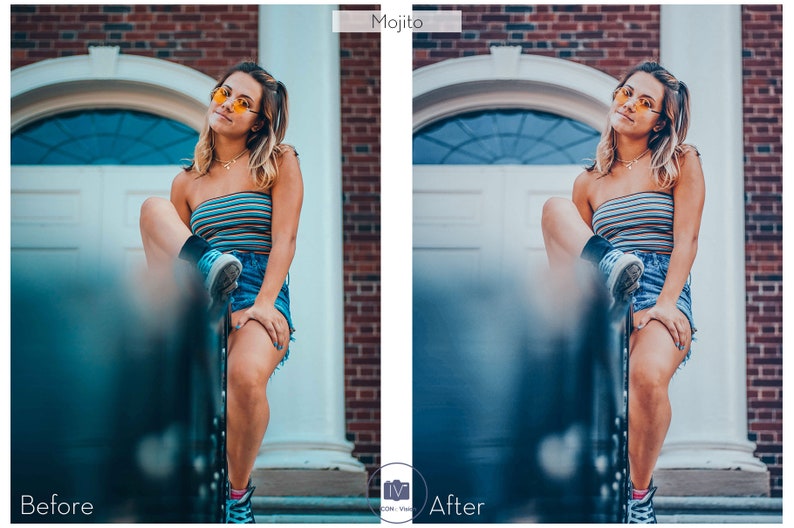 Mobile Lightroom Preset MOJITO Presets Summer Mobile Presets Mint Presets for Photos Editing