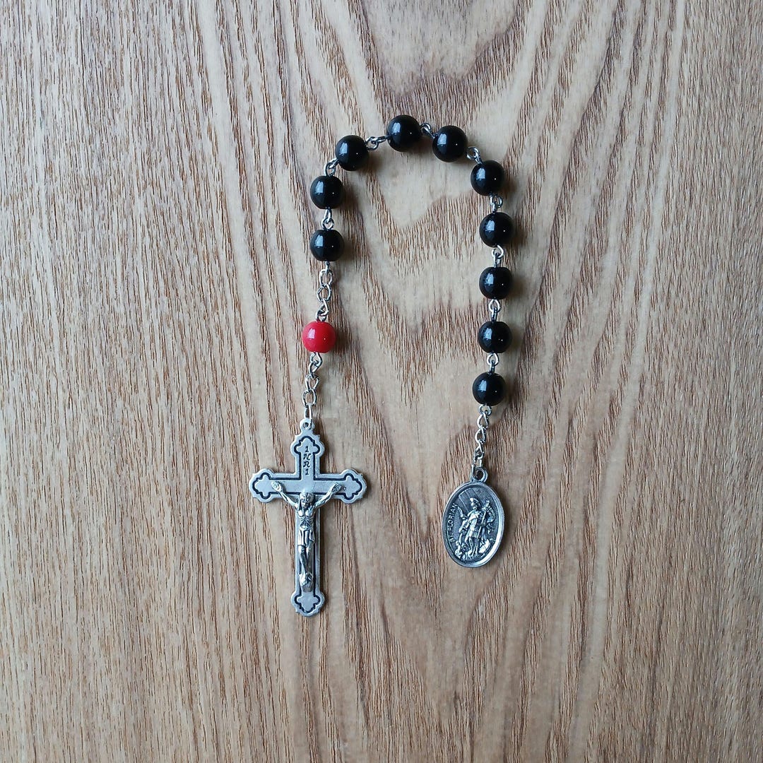 YXBZKGDCNG Rosenkranz-Perlen, Katholisch Für Damen, Grüner Kristall
