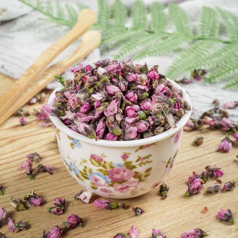 250g Organic Dried Peach Blossom Flower Bud Tao Hua Cha Etsy