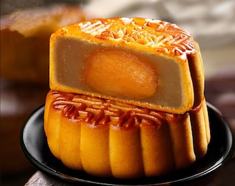 100g*5个 Dan Huang Lian Rong Middle autumn Day, Kantonese stijl mooncake 百年老字號 蛋黄莲蓉月饼