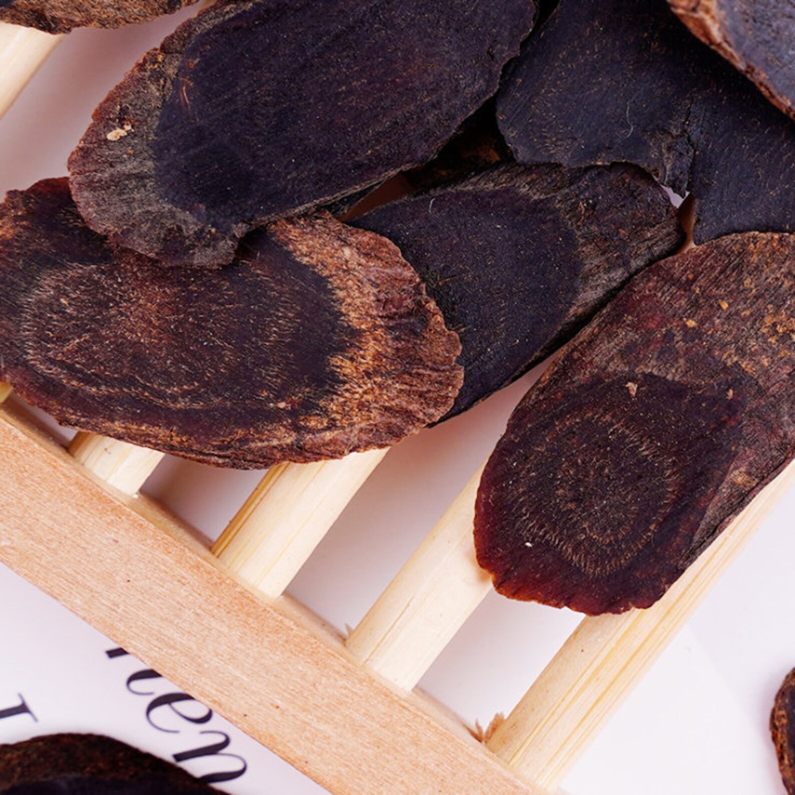 Dried Korean Black Ginseng Root Slice 150g Black Ginseng Slice Etsy