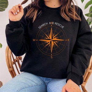 Search and Rescue Sweatshirt, SAR Crewneck, SAR Gift, K-9 Rescue Sweatshirt