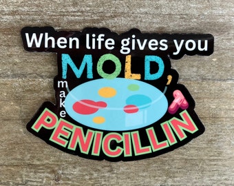 Pharmacy Humor Sticker, Lab Tech, Rx Sticker, Motivational, Inspirational, Microbiology, Infectious Disease, Public Health