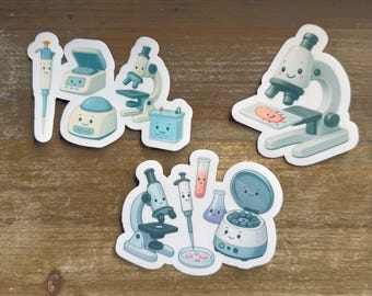 Cute Science Sticker, Microbiology Sticker, Infectious Disease, Public Health, Lab tech, Gift, Biology Sticker, Teacher Stickers