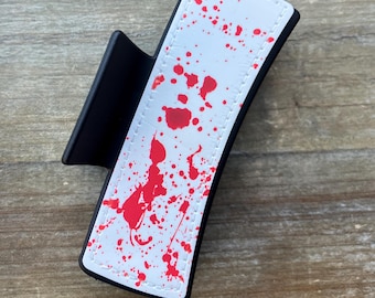 Forensics Hair Clip, Crime Scene Claw Clip, Death Investigator, CSI, True Crime, Forensics Teacher, Crime Scene Gift, Blood Spatter, Gift