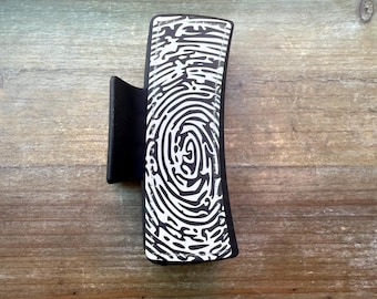 Forensics Hair Clip, Crime Scene Claw Clip, Death Investigator, CSI, True Crime, Forensics Teacher, Forensics Gift, Crime Scene Gift