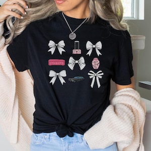 Mortician Bows T Shirt, Mortician Gift, Embalmer Tee, Funeral Director, Undertaker, Last Responder, Bow Shirt, Coquette
