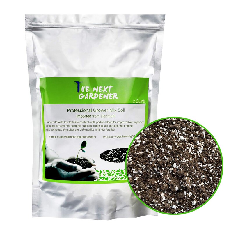 Organic Succulent and Cactus Soil Mix, Fast Draining Pre-Mixed Course Blend, Prevent root rot (2\/4\/8\/12 Quarts)