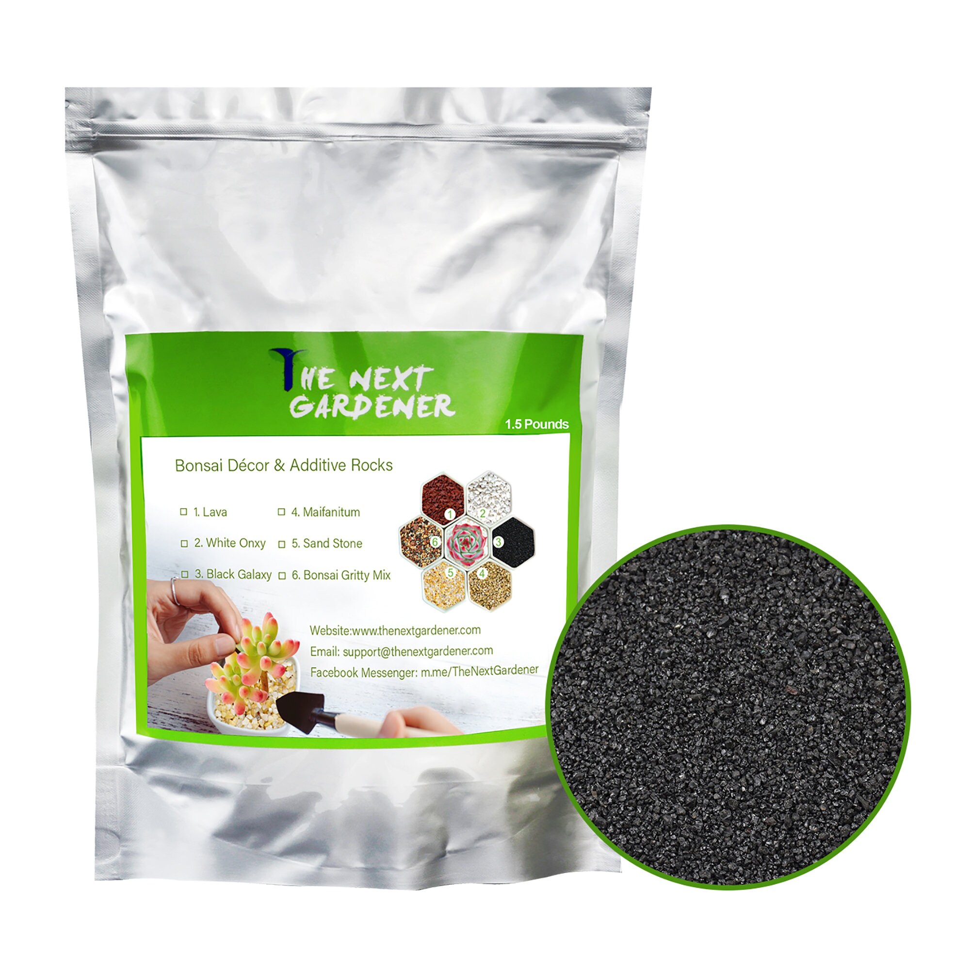 3lb Black Top Dressing Bonsai Rocks for Succulents Cactus Etsy