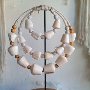 Papuan Necklace Traditional Ornament.Ethnic Style. Tribal Art