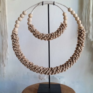 Papuan Necklace Traditional Ornament.Ethnic Style. Tribal Art