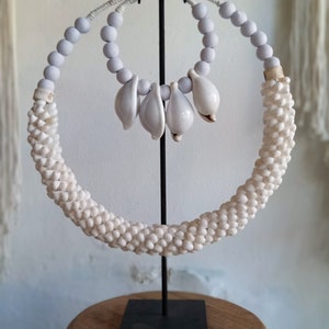 Papuan Necklace Traditional Ornament.Ethnic Style. Tribal Art
