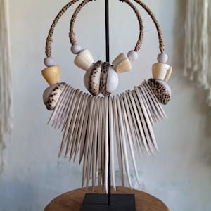 Papuan Necklace Traditional Ornament.Ethnic Style. Tribal Art