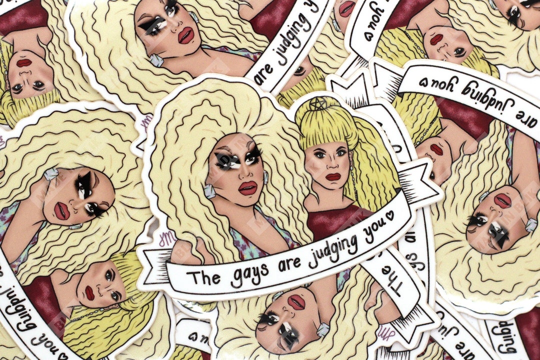 Trixie & Katya Sticker - Etsy
