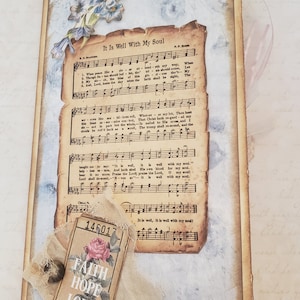 Faith Junk Journal Ephemera  File Folio