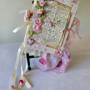 WITH LOVE Inspired Romanitic Shabby Chic Junk Journal