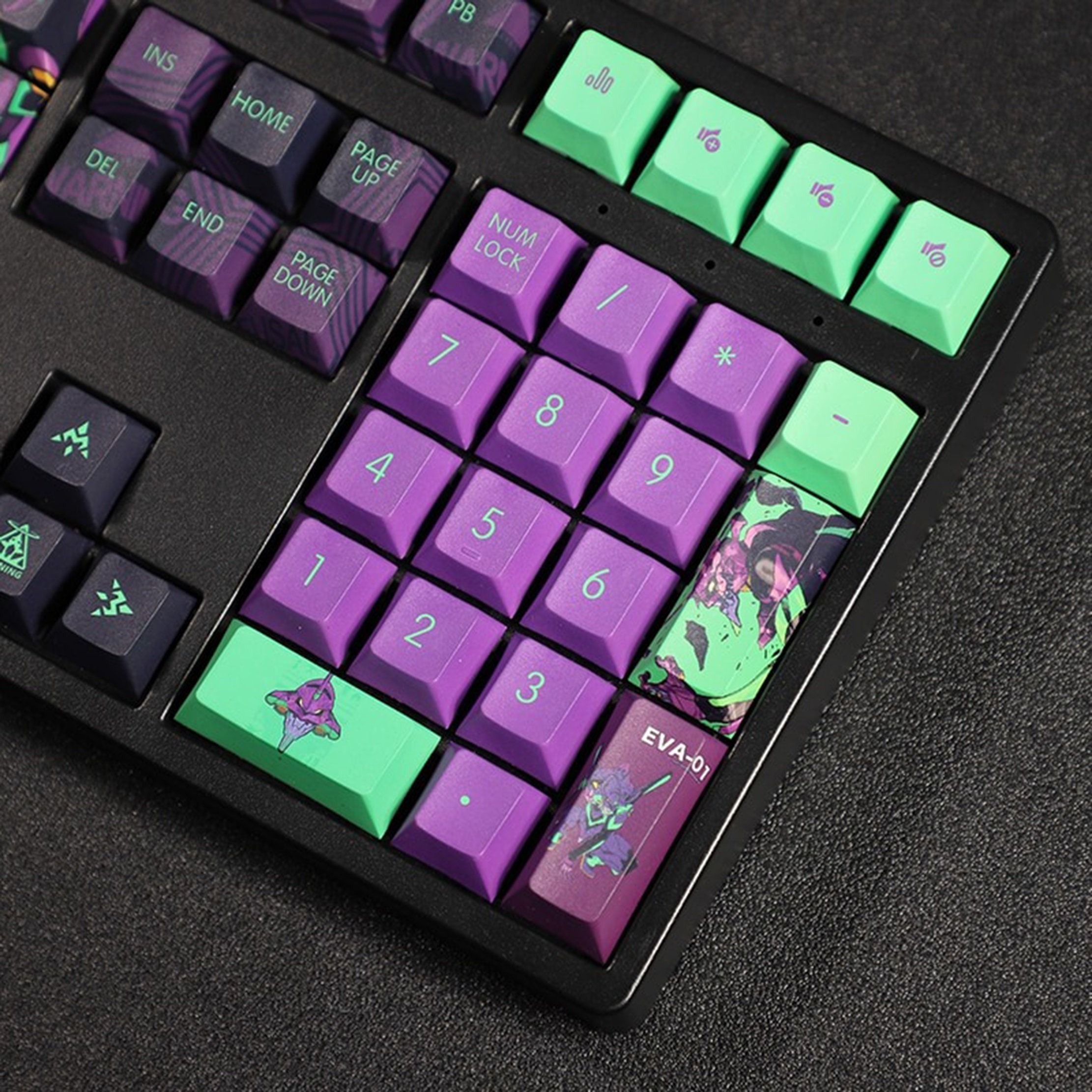 EVANGELION01 PBT Keycap Mechanical Keyboard Fivesided Etsy Canada