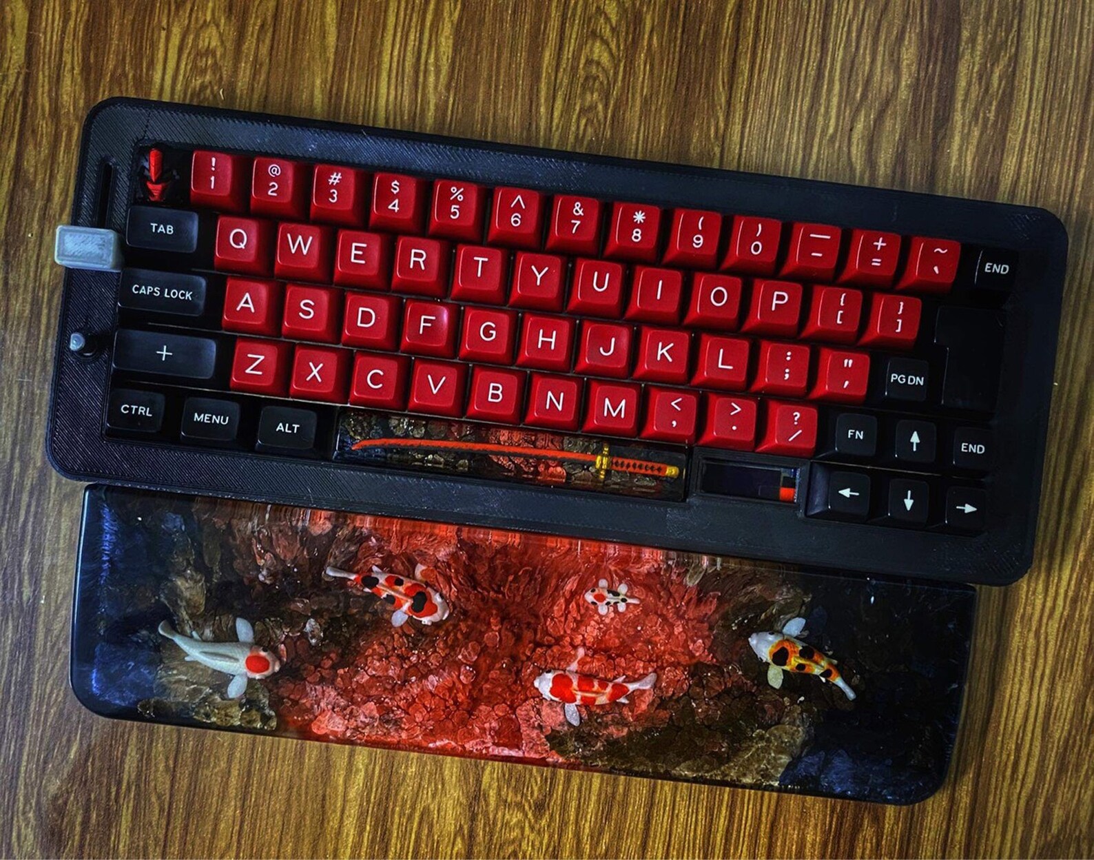 Custom Spacebar Keycap Japan Sword Katana Resin Keycap Etsy
