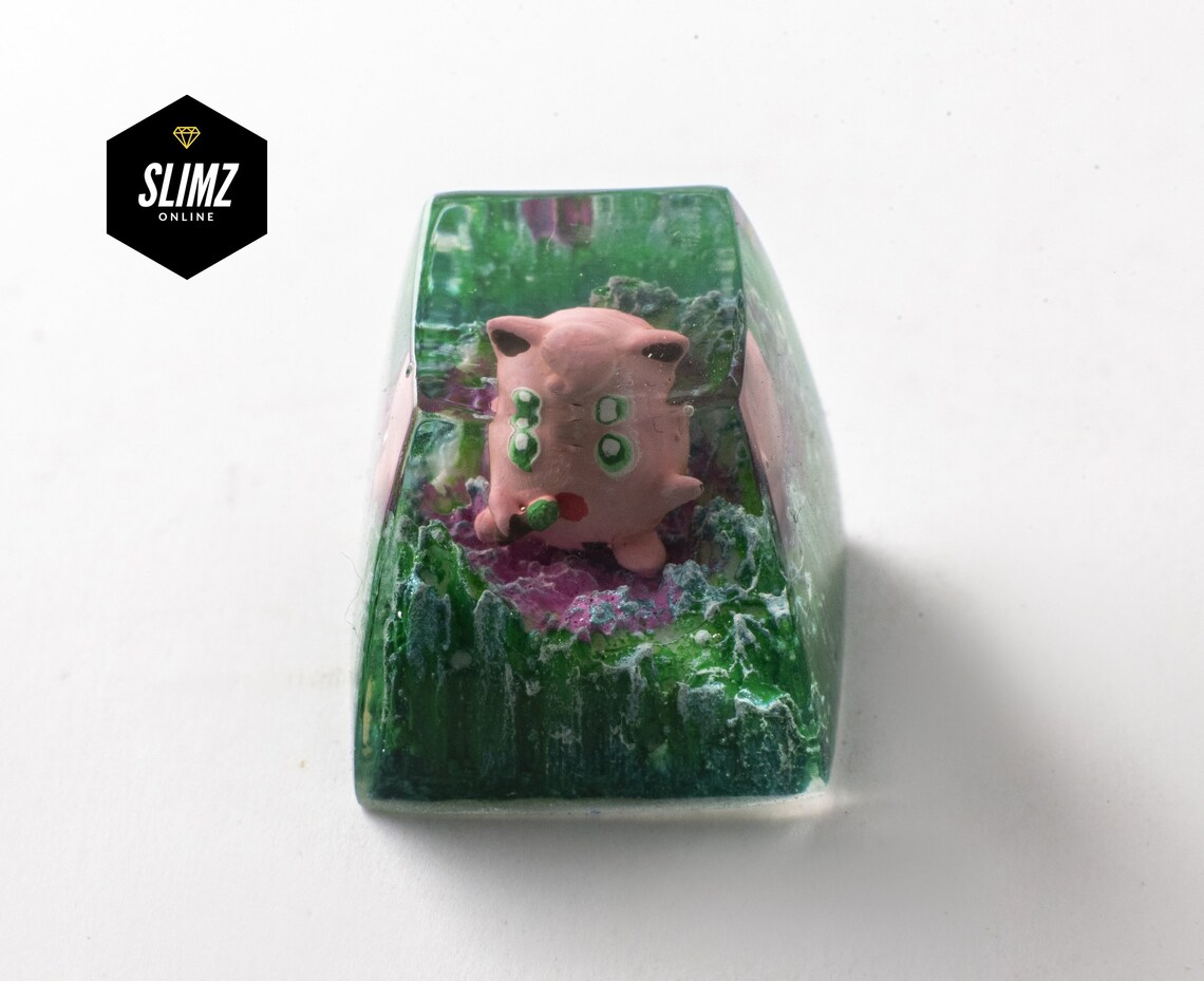 Custom Pokemon Handmade Keycaps Resin By Artisan Keycap For Etsy