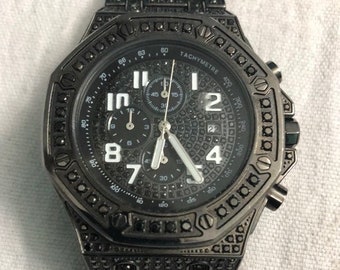 Men’s Swiss movement Diamond Chronograph Watch