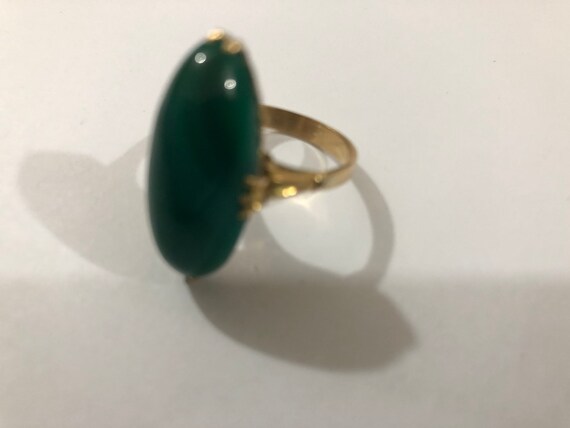 18 k solid gold Emerald ring - image 7