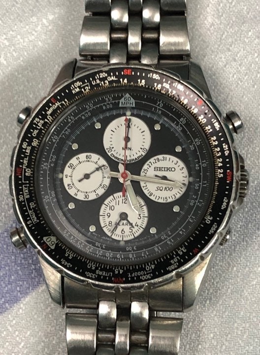 Seiko High Tech Chronograph Watch Etsy