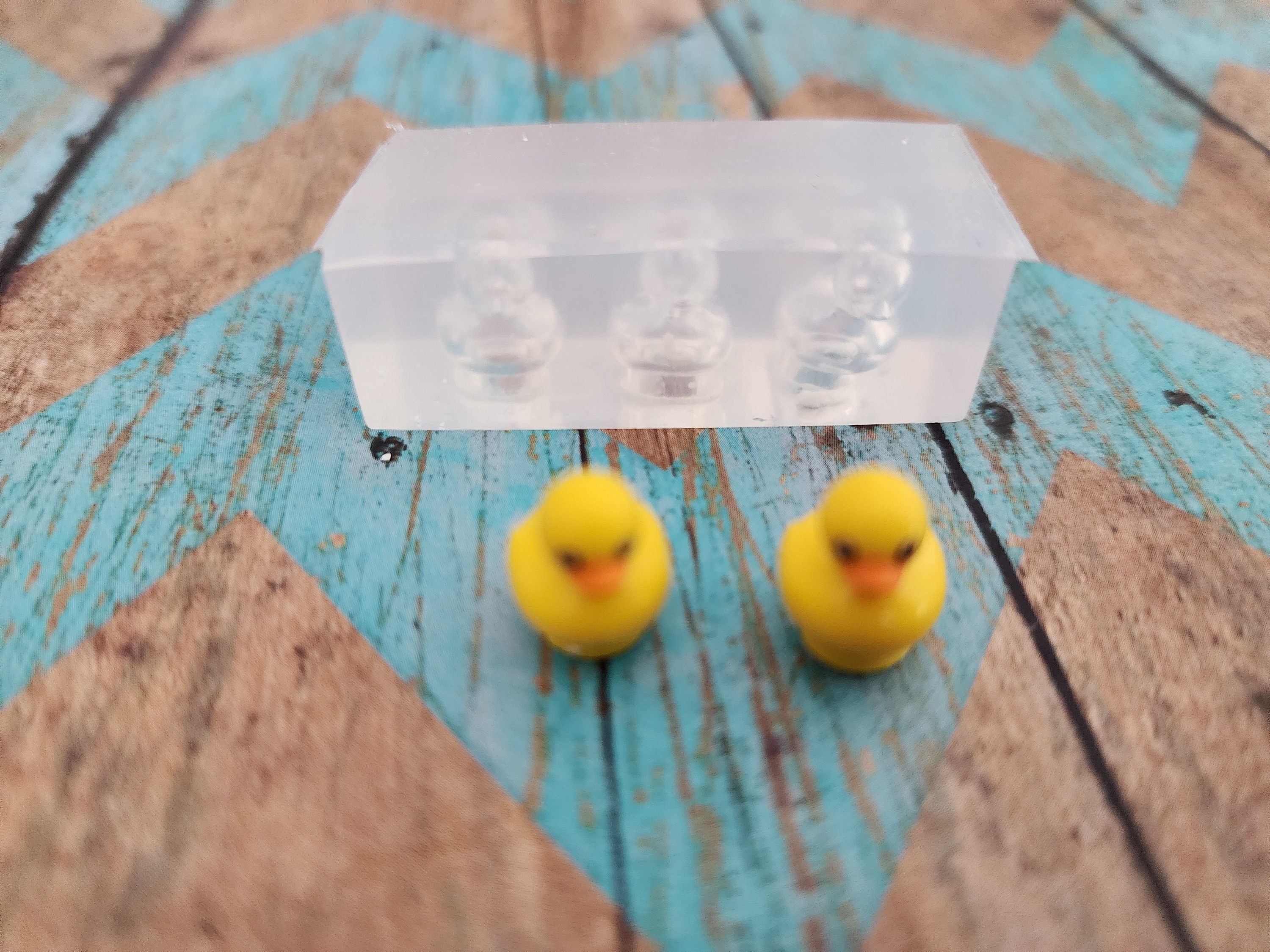 Set of Miniature Ducks Mini Rubber Ducks Terrarium Supplies Teeny