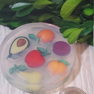 themed kawaii fruits transparent silicon mold