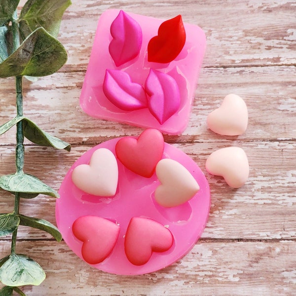 Fabricant de bijoux en artisanat à sucre Heart Lock, fondant, pâte à gomme, argile polimère, plâtre, gâteau flexible en silicone.  moisissure, résine époxy