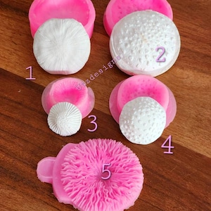 Mushrooms sets  silicon mold/ sugarcraft for gumpaste/ fondant/ chocolate/ polymer clays/ resin/, doll house/accessories earing/