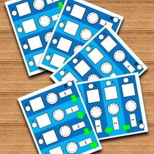 DIGITAL DOWNLOAD Schedule Board for Pec cards DHD Autism Apraxia nonverbal Scheduling Visual Schedule Planner Visual Reinforcement