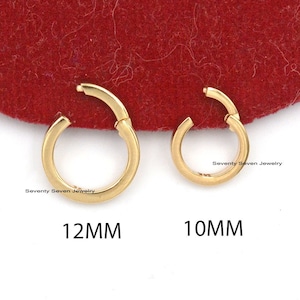 14K Gold Enhancer Charm, 14k Gold Enhancer, Charm Holder Gold, Gold Link Lock, Solid Gold enhancer, Multi Links, 14K Enhancer