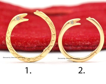 925 Silver Diamond Snake Charm Holder, Snake Charm Enhancer, Snake Enhancer, Charm Holder, Enhancer, Enhancer Link Lock,
