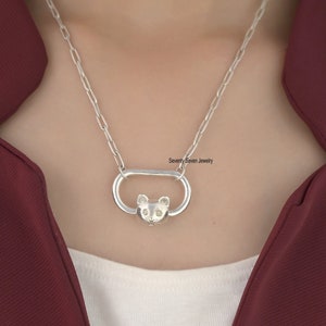 Carabiner Lock With CAT, Silver Diamond Carabiner Lock, Diamond Only In Eyes Carabiner, Silver Carabiner Lock, Sterling Silver Cat Carabiner