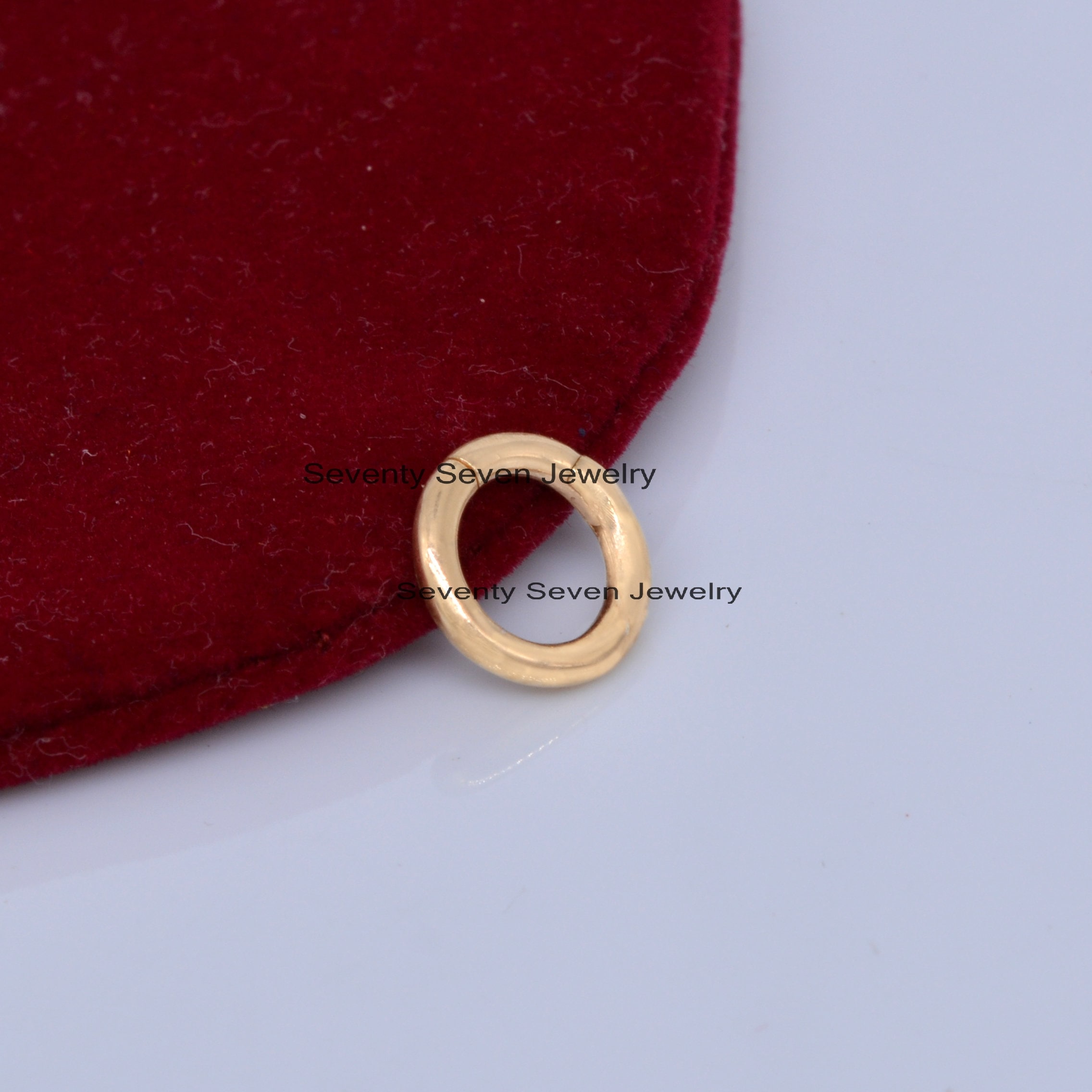 925 Silver Round Charm Holder: Push Lock Enhancer - View 7 - Seventy Seven Jewelry | SKU: SSMJH482-SLYG-10M-02/2026,SSMJP482- 925 Silver Round Charm Holder: Push Lock Enhancer - View 7 - Seventy Seven Jewelry | SKU: SSMJH482-SLYG-10M-02/2026,SSMJP482-