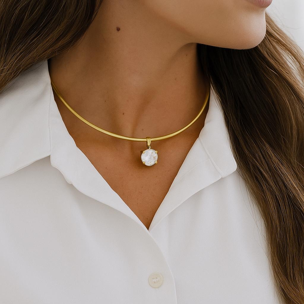 14K Gold Plated Gemstone Drop Pendant: Tiny Charm (15 MM) - Seventy Seven Jewelry | SKU: etsy_14k-gold-plated-gemstone-drop-p 14K Gold Plated Gemstone Drop Pendant: Tiny Charm (15 MM) - Seventy Seven Jewelry | SKU: etsy_14k-gold-plated-gemstone-drop-p