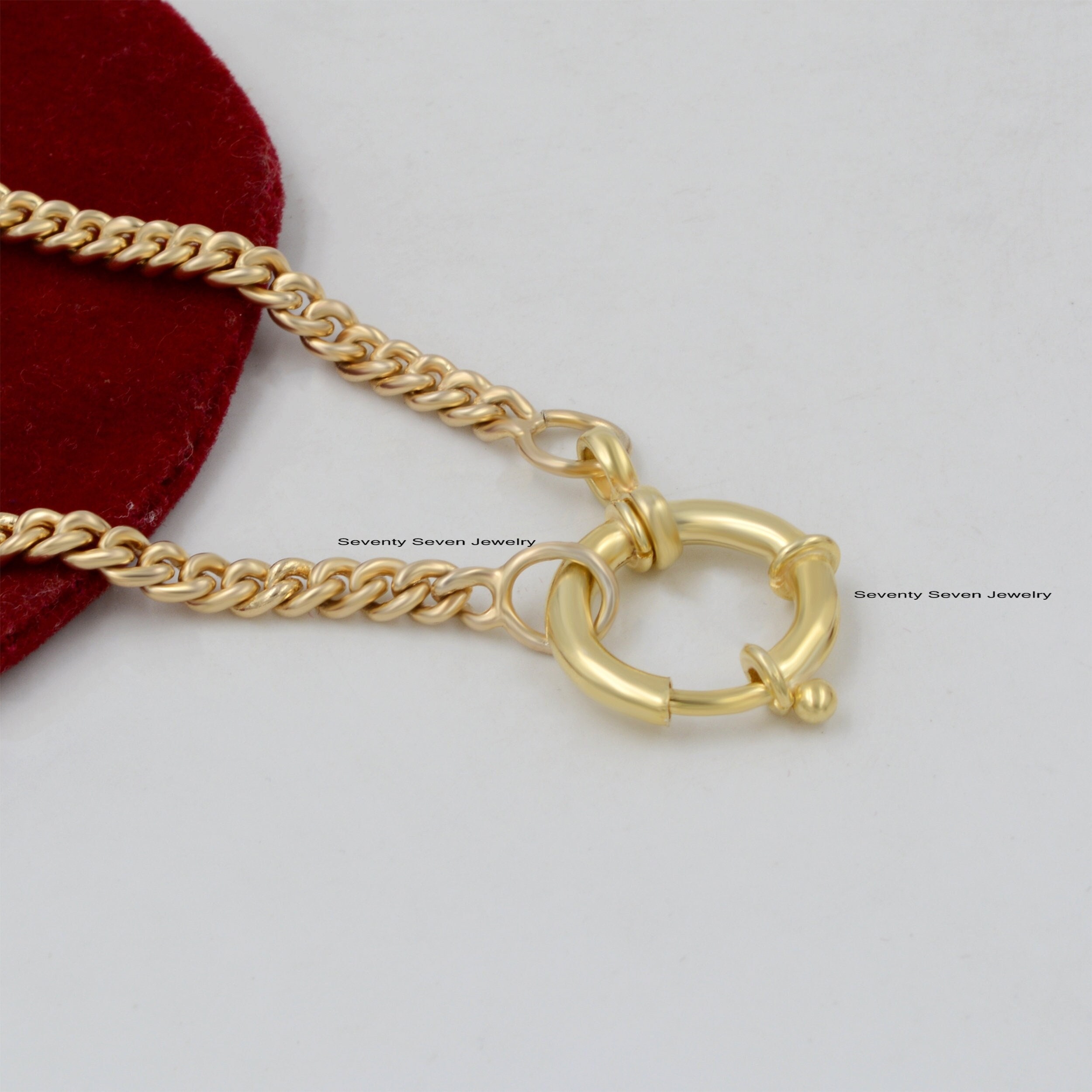 Round Sailor Clasp Spring Buckle Connector Clasps Chain - Temu
