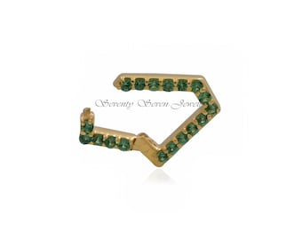 925 Silver Diamond Enhancer Lock: Pave Charms Holder