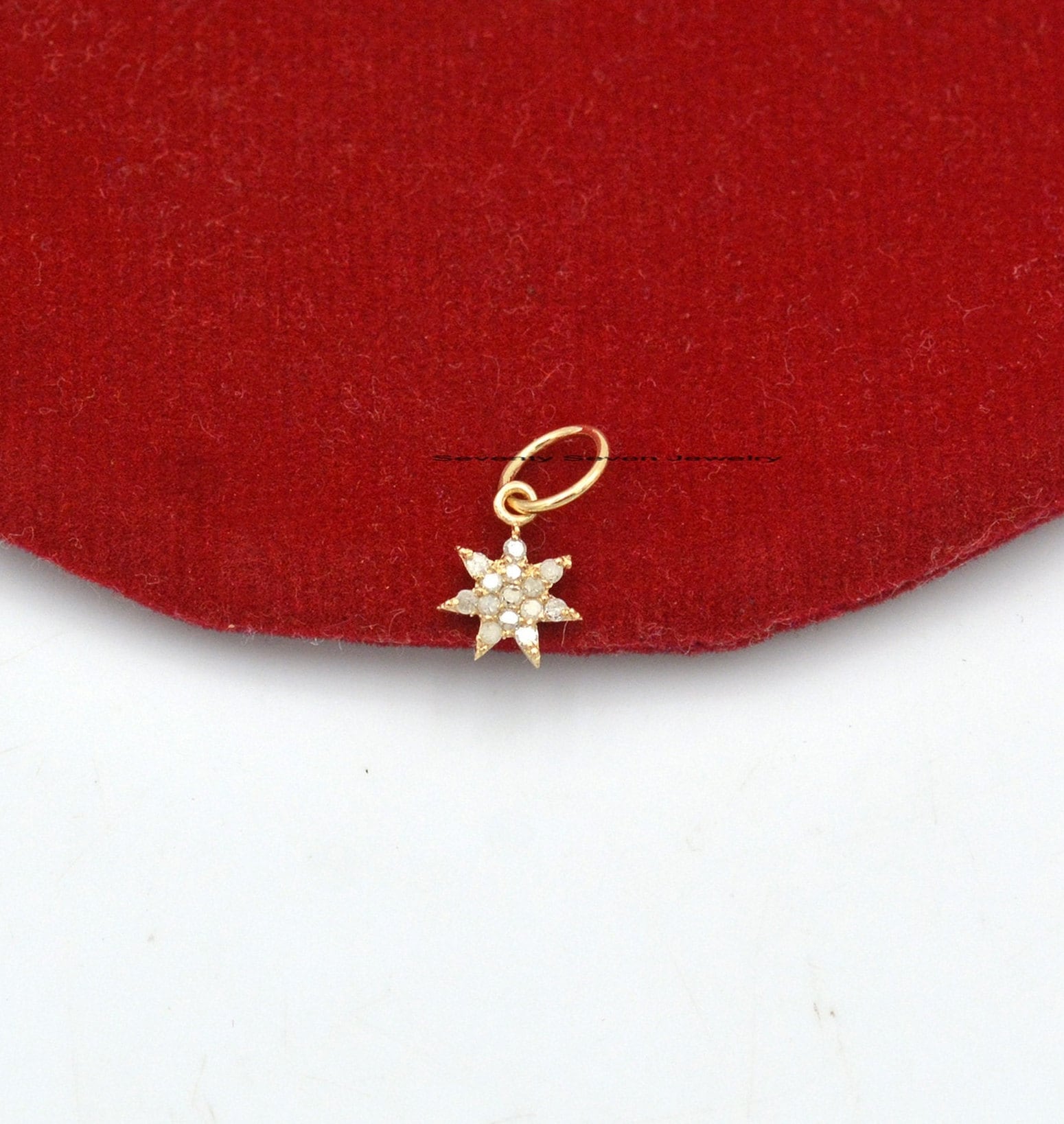 9K Gold Diamond Starburst Pendant - Religious Charm - View 2 - Seventy Seven Jewelry | SKU: SSMJP458-9KYGDI-11M-2026,SSMJP458 9K Gold Diamond Starburst Pendant - Religious Charm - View 2 - Seventy Seven Jewelry | SKU: SSMJP458-9KYGDI-11M-2026,SSMJP458
