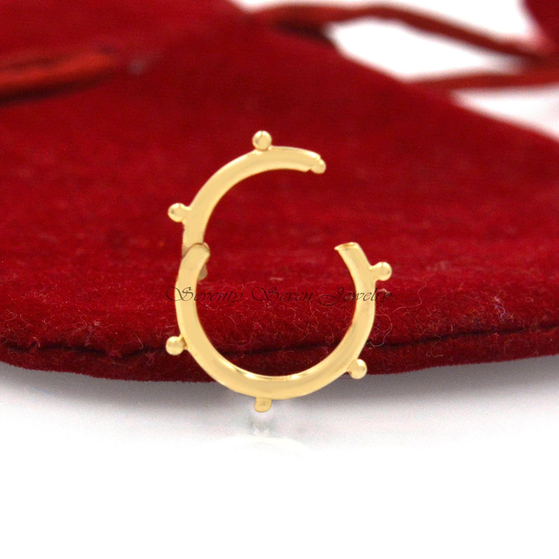 14K Solid Gold Round Ball Enhancer Charm Lock (12/15 MM) - View 6 - Seventy Seven Jewelry | SKU: SSMJH966-14kYG-15M-2026 14K Solid Gold Round Ball Enhancer Charm Lock (12/15 MM) - View 6 - Seventy Seven Jewelry | SKU: SSMJH966-14kYG-15M-2026