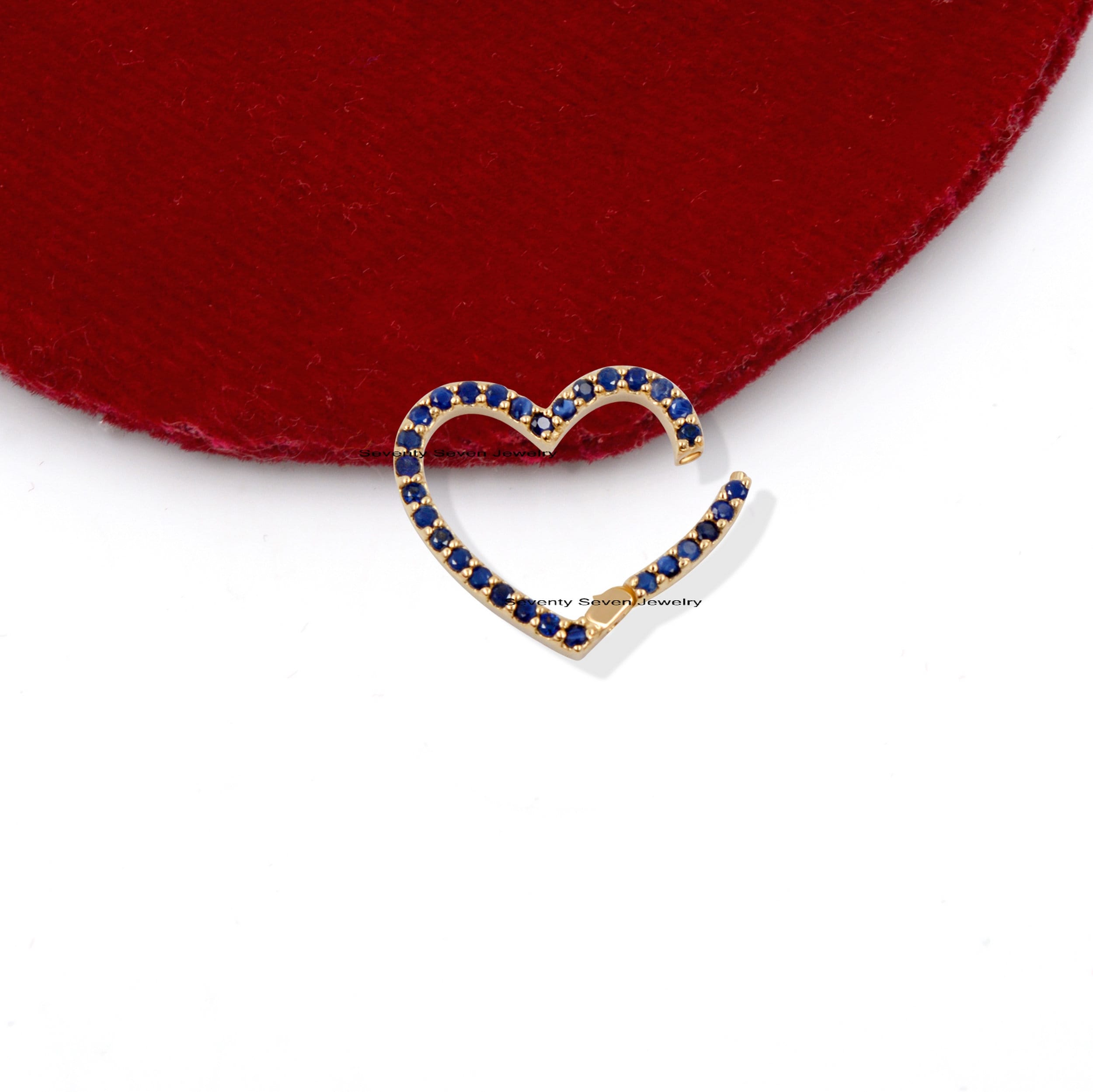 9K Gold Heart Shape Charm Holder, SI-GH Lab Grown Diamond Lock, 15MM - View 6 - Seventy Seven Jewelry | SKU: SSMJH536-9KYGTQ, 9K Gold Heart Shape Charm Holder, SI-GH Lab Grown Diamond Lock, 15MM - View 6 - Seventy Seven Jewelry | SKU: SSMJH536-9KYGTQ,