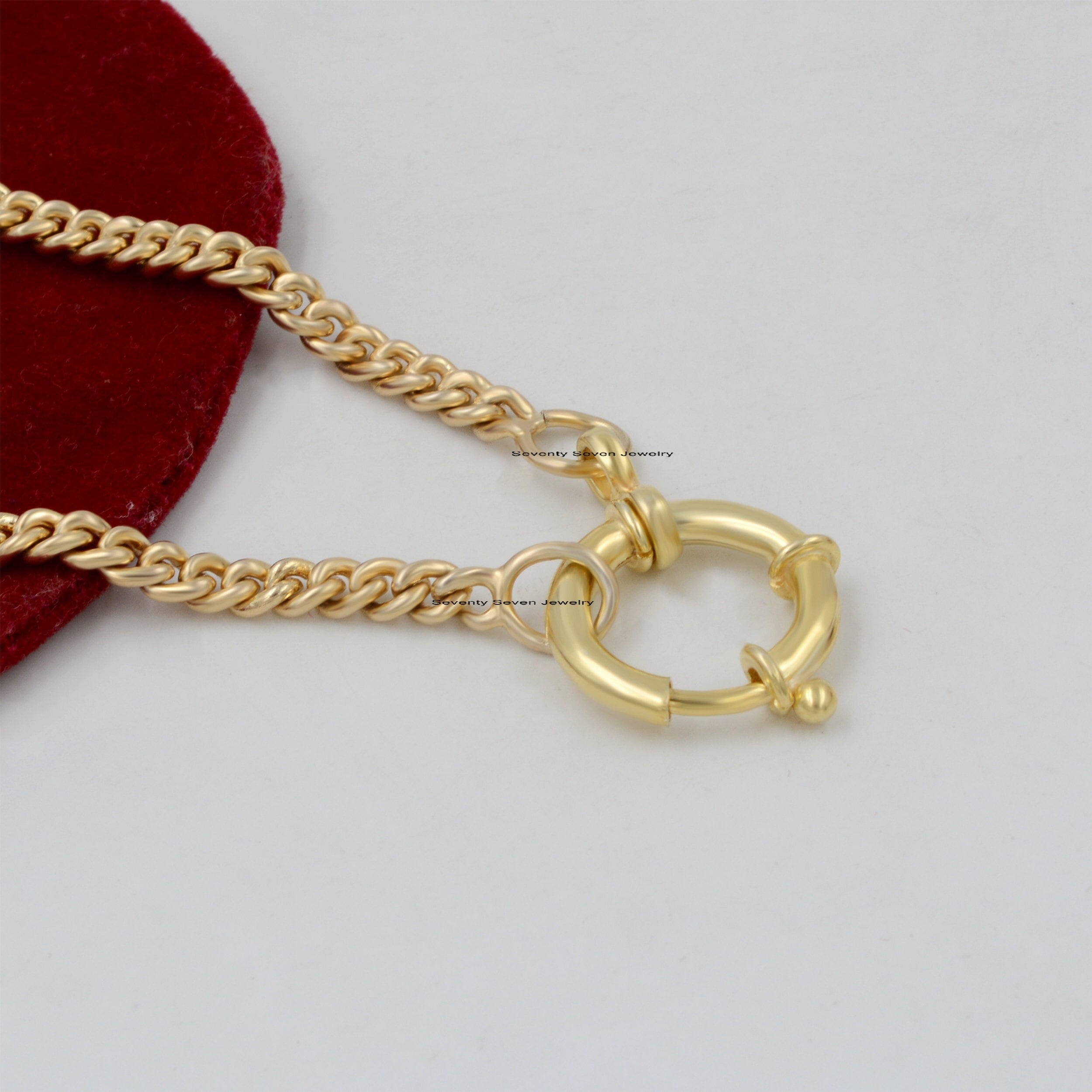 925 Sterling Silver Spring Ring Enhancer Charm Holder - Seventy Seven Jewelry | SKU: SSMJF137-SLNS-26M-P-VP,SSMJF137-SLNS-19M