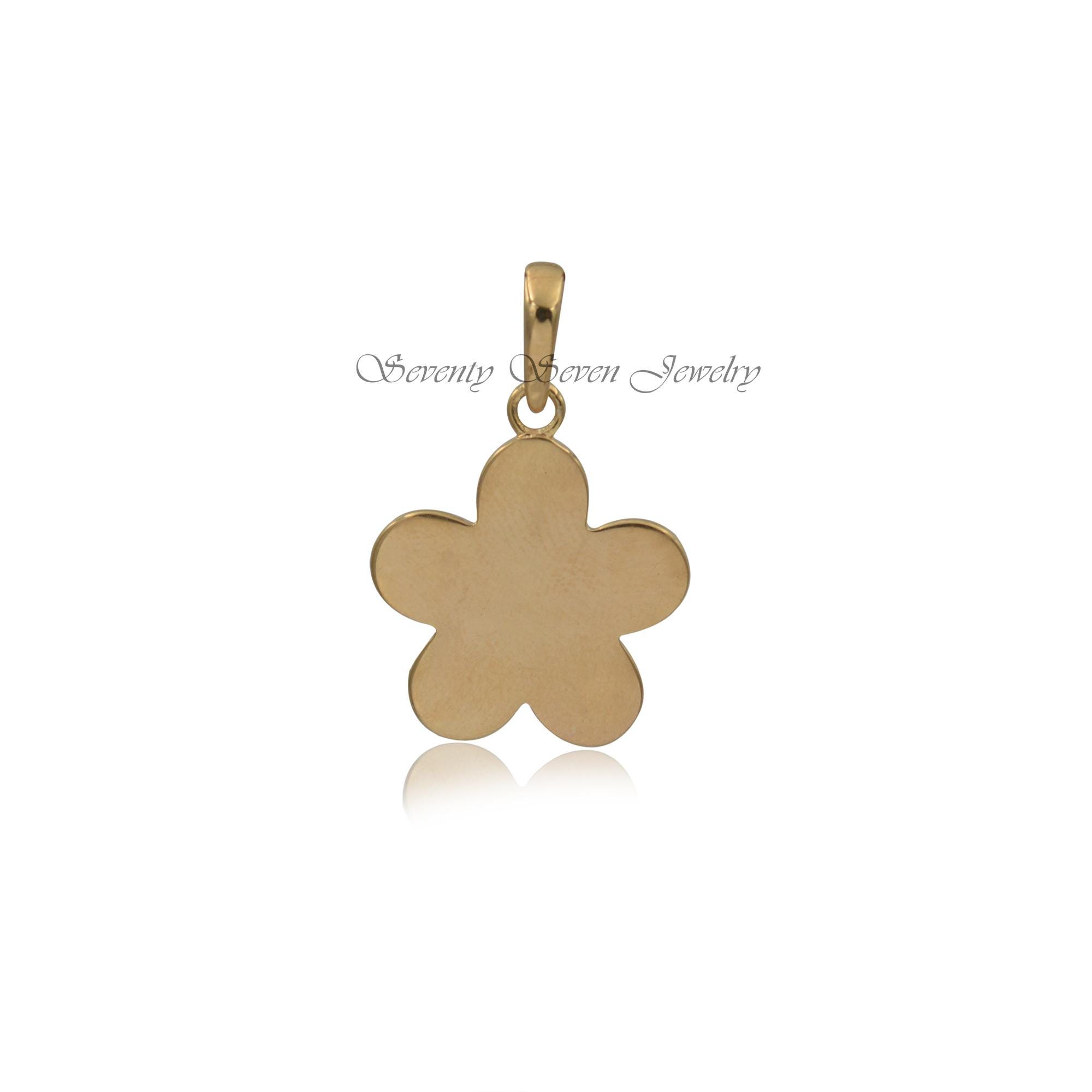 925 Silver Enamel Flower Pendant Charm (28x20 MM) - View 6 - Seventy Seven Jewelry | SKU: SSMJP607-SLYGELTQ-2026 925 Silver Enamel Flower Pendant Charm (28x20 MM) - View 6 - Seventy Seven Jewelry | SKU: SSMJP607-SLYGELTQ-2026