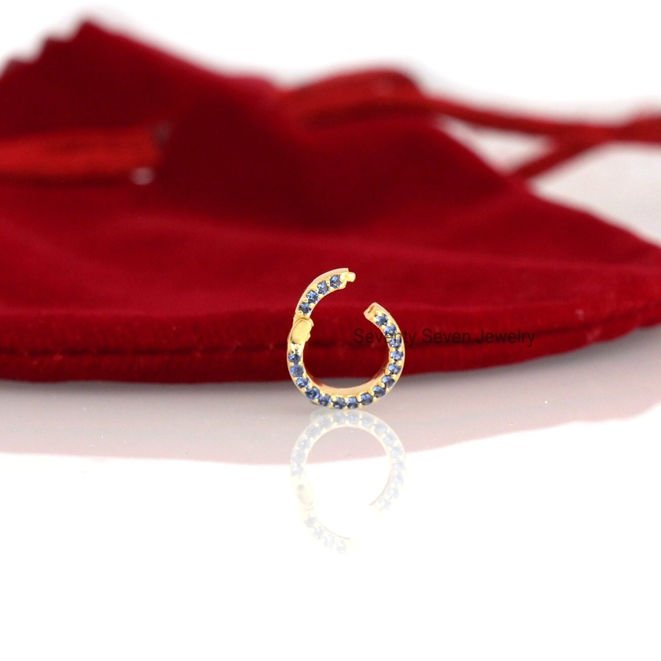 14K Gold Diamond Charm Enhancer: Round Multi-Lock Holder - View 2 - Seventy Seven Jewelry | SKU: SSMJP570-14KYGRU-12M-VP,SSMJ 14K Gold Diamond Charm Enhancer: Round Multi-Lock Holder - View 2 - Seventy Seven Jewelry | SKU: SSMJP570-14KYGRU-12M-VP,SSMJ