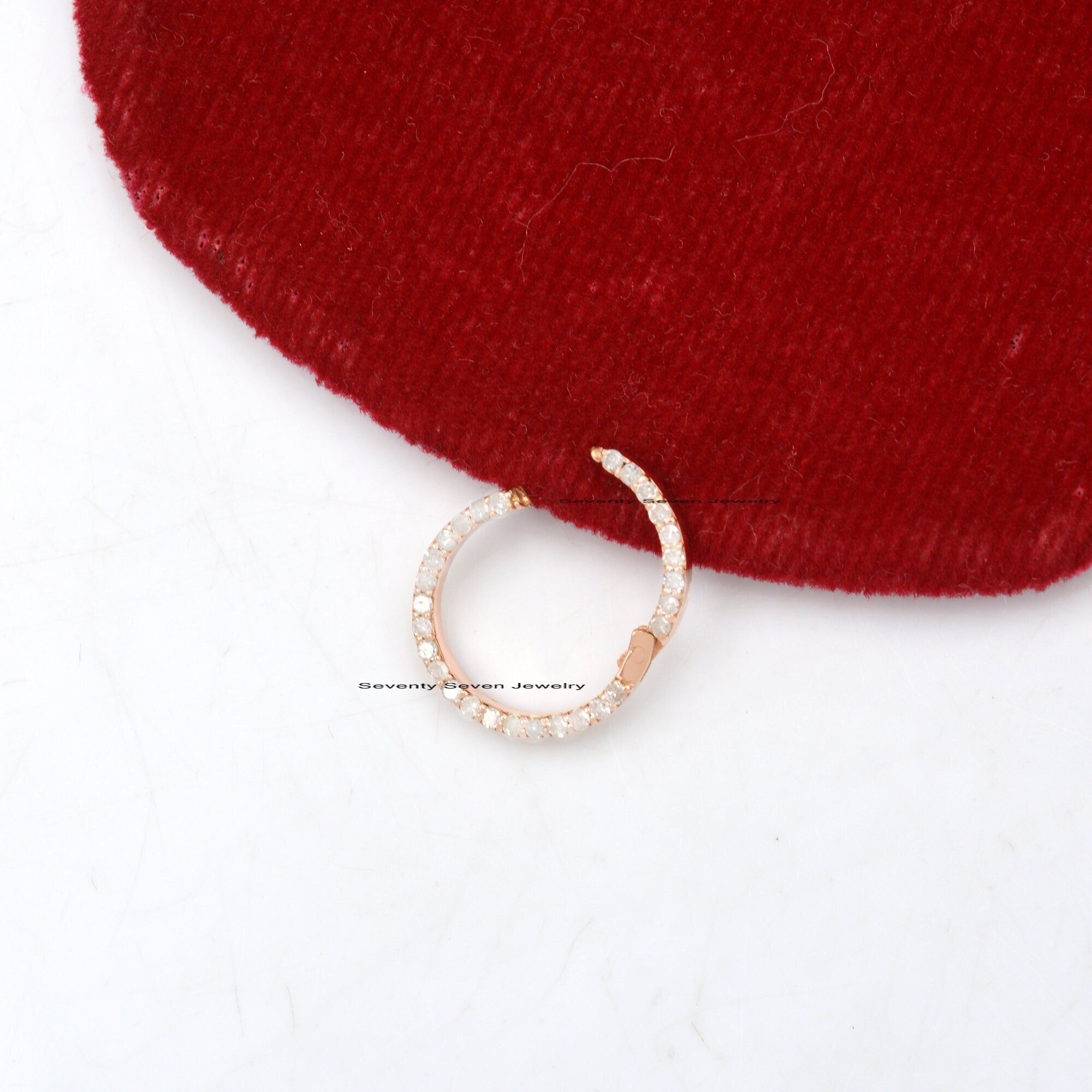 925 Silver Diamond Round Charm Enhancer - 15MM Circle Connector - View 3 - Seventy Seven Jewelry | SKU: SSMJP719-SLYGDI-2026 925 Silver Diamond Round Charm Enhancer - 15MM Circle Connector - View 3 - Seventy Seven Jewelry | SKU: SSMJP719-SLYGDI-2026