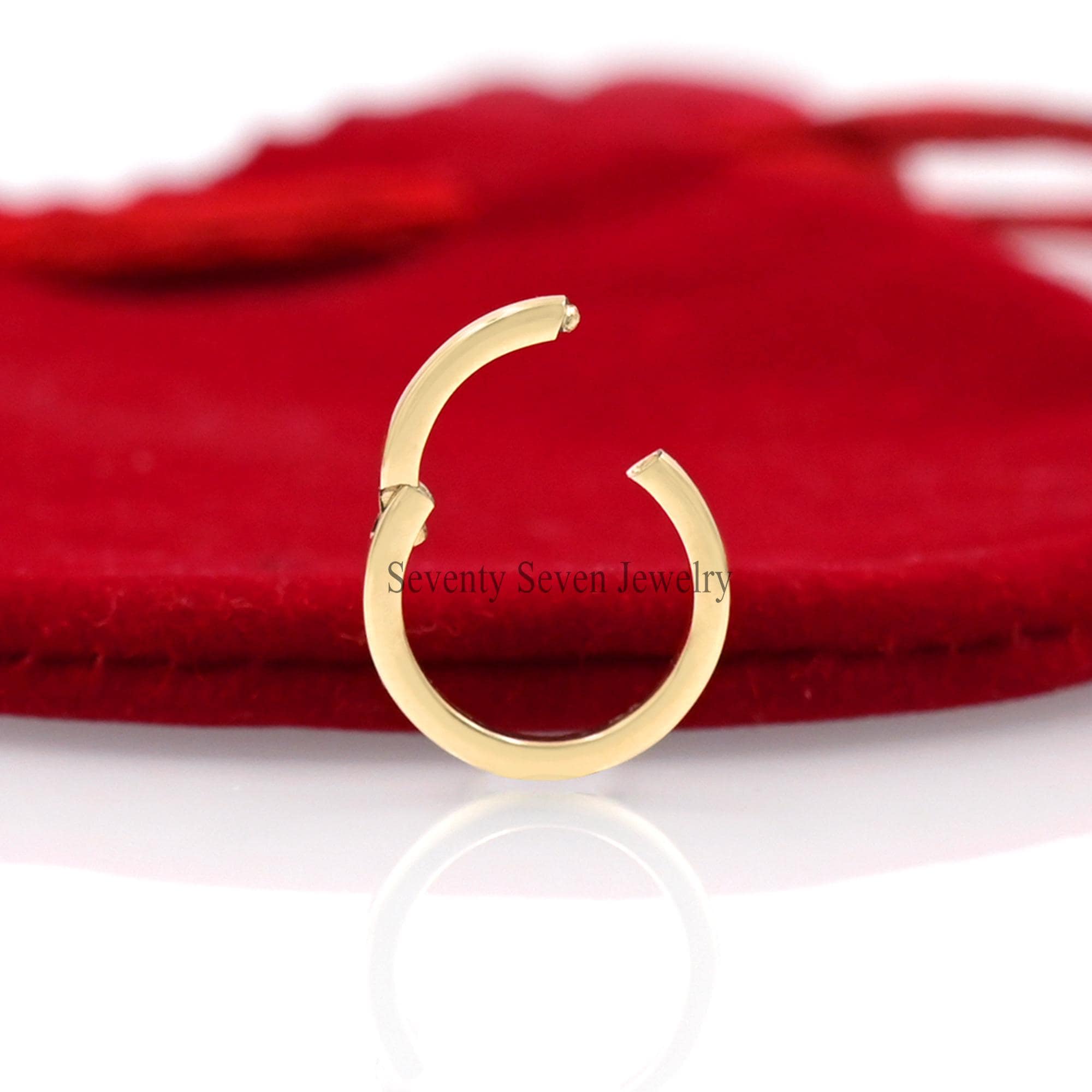 14K Gold Circle Charm Holder Pendant, Push Lock - Seventy Seven Jewelry | SKU: SSMJH447-14KYG-2026 14K Gold Circle Charm Holder Pendant, Push Lock - Seventy Seven Jewelry | SKU: SSMJH447-14KYG-2026