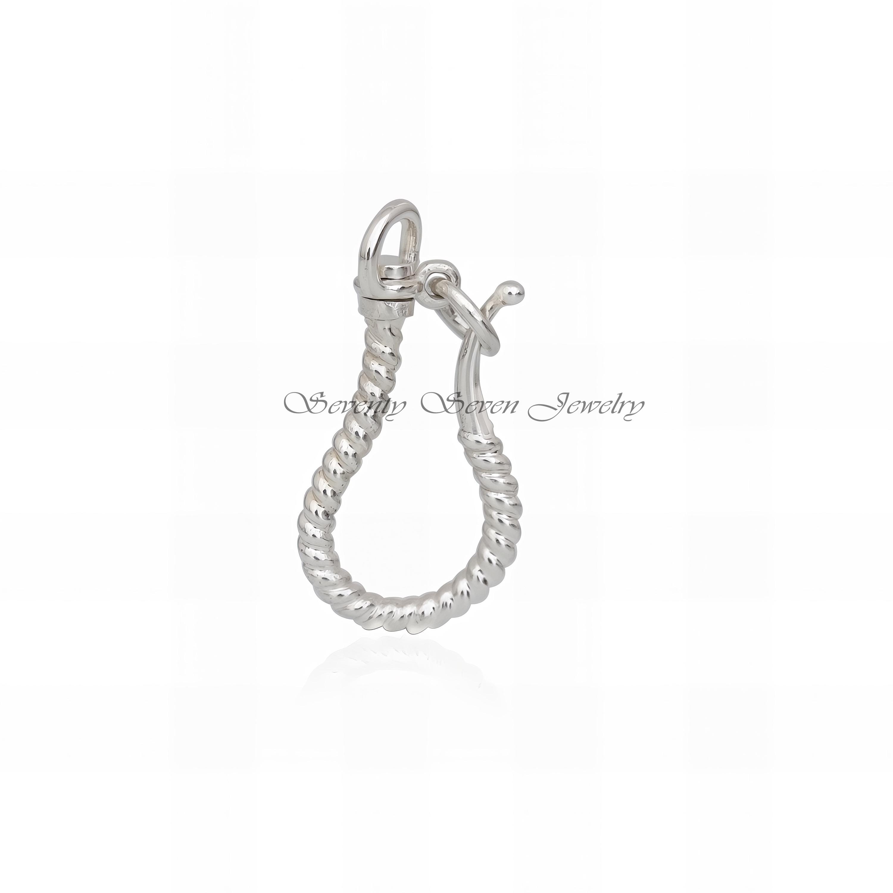 925 Silver Anchor Hook Pendant: Charm Enhancer Jewelry (37 MM) - View 5 - Seventy Seven Jewelry | SKU: SSMJP1220-SLYG-37M-202 925 Silver Anchor Hook Pendant: Charm Enhancer Jewelry (37 MM) - View 5 - Seventy Seven Jewelry | SKU: SSMJP1220-SLYG-37M-202