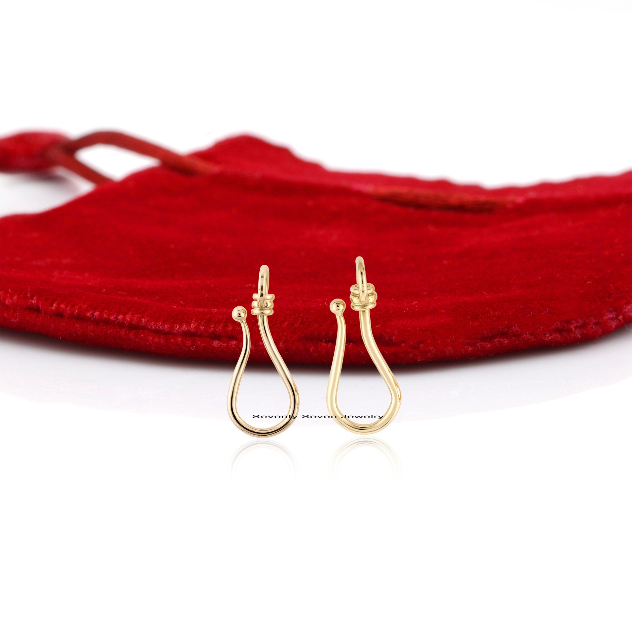 925 Silver Shepherd Hook Pendant: Charm Holder, Anchor Enhancer (25mm) - View 6 - Seventy Seven Jewelry | SKU: SSMJP1147-SLNS 925 Silver Shepherd Hook Pendant: Charm Holder, Anchor Enhancer (25mm) - View 6 - Seventy Seven Jewelry | SKU: SSMJP1147-SLNS
